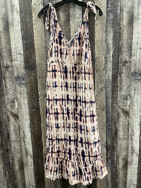 Dress Casual Maxi By Time And Tru In Tie Dye Print, Size: M