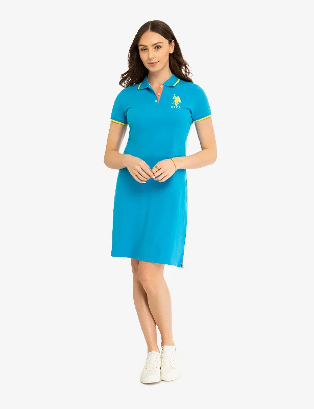 TRIPLE CROWN POLO DRESS
