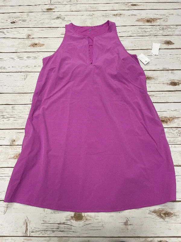 Athletic Dress By Lou And Grey In Pink, Size: M