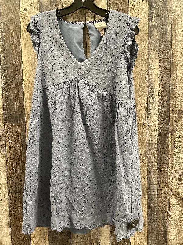 Dress Casual Short By Knox Rose In Blue, Size: S