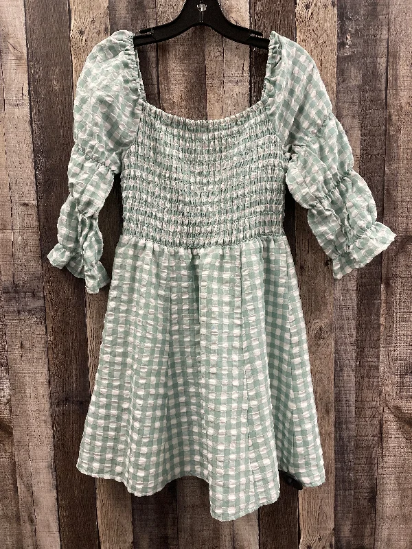 Dress Casual Short By Cme In Teal, Size: L