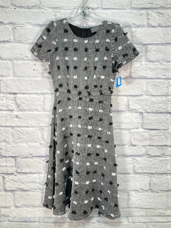 Dress Party Midi By Sunday In Brooklyn In Black & White, Size: Xs