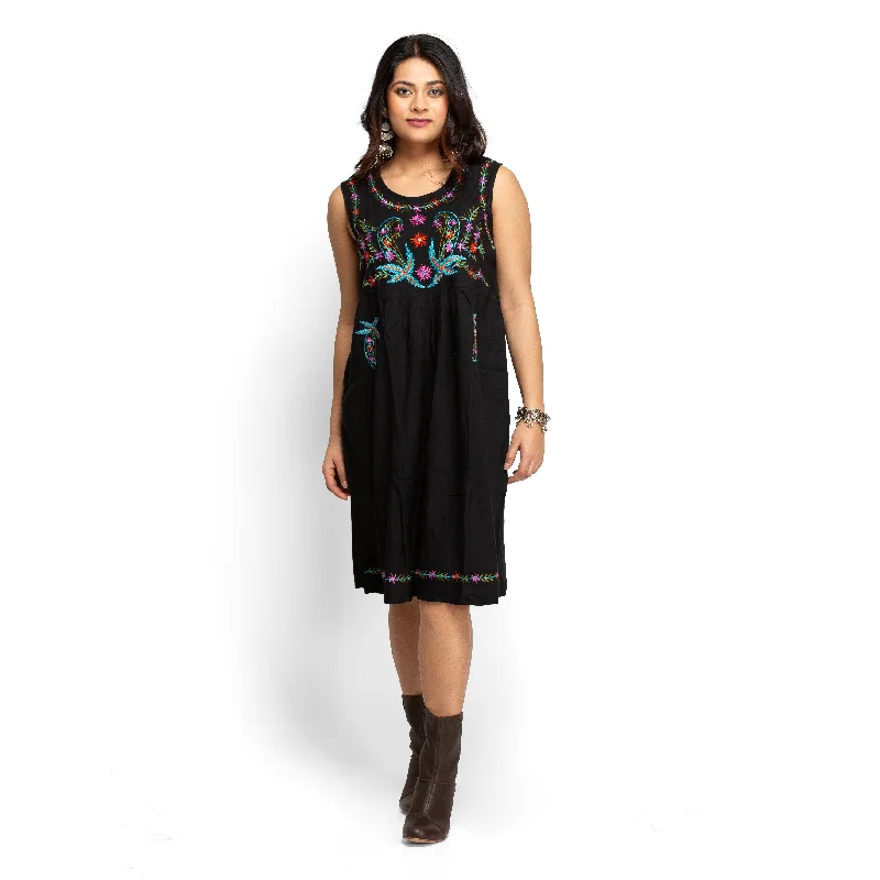 Women's embroidered dress