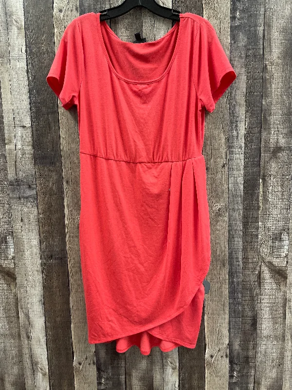 Dress Casual Short By Torrid In Coral, Size: L