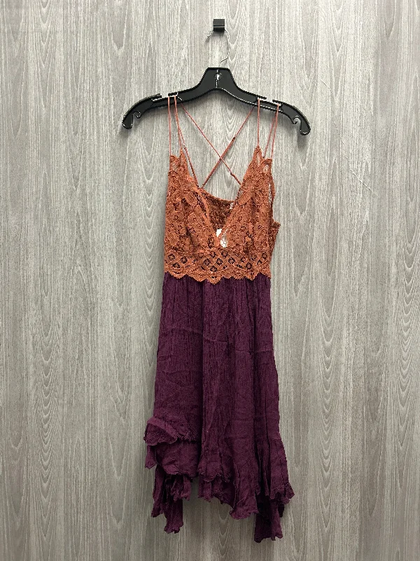 Dress Casual Short By Free People In Purple, Size: M