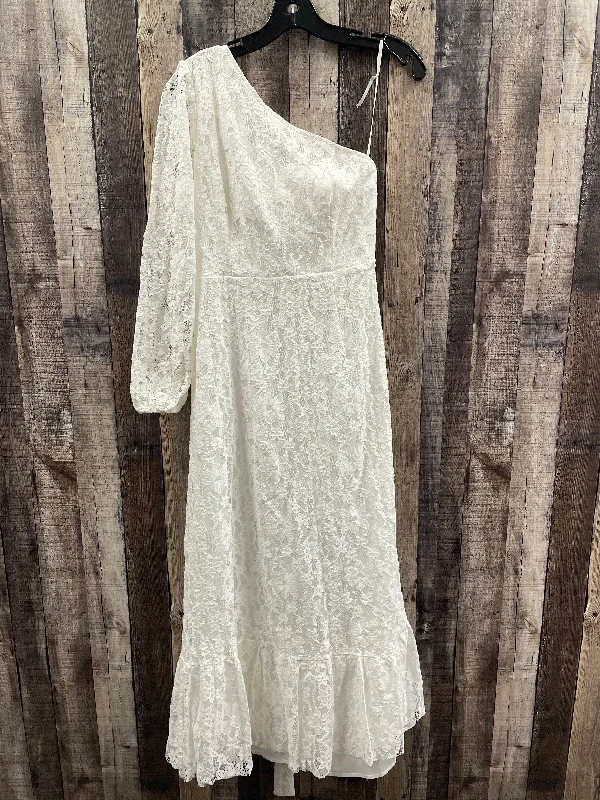 Dress Casual Maxi By Shein In White, Size: S