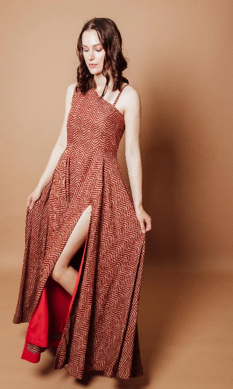 Romy Long Dress with Slit