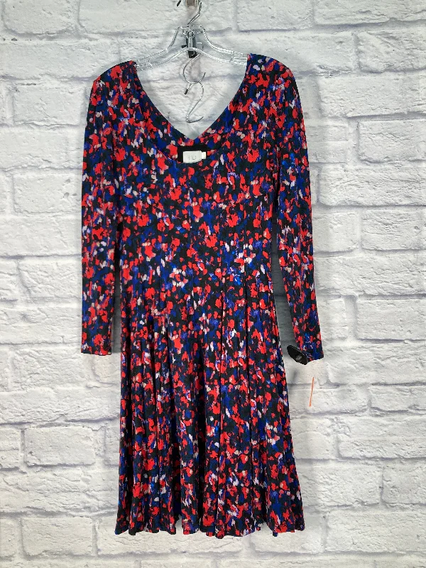 Dress Party Short By Hd In Paris In Blue & Red, Size: S