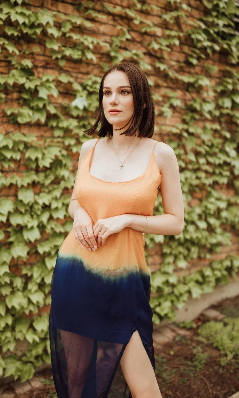 Chiara Long Dress with Slit