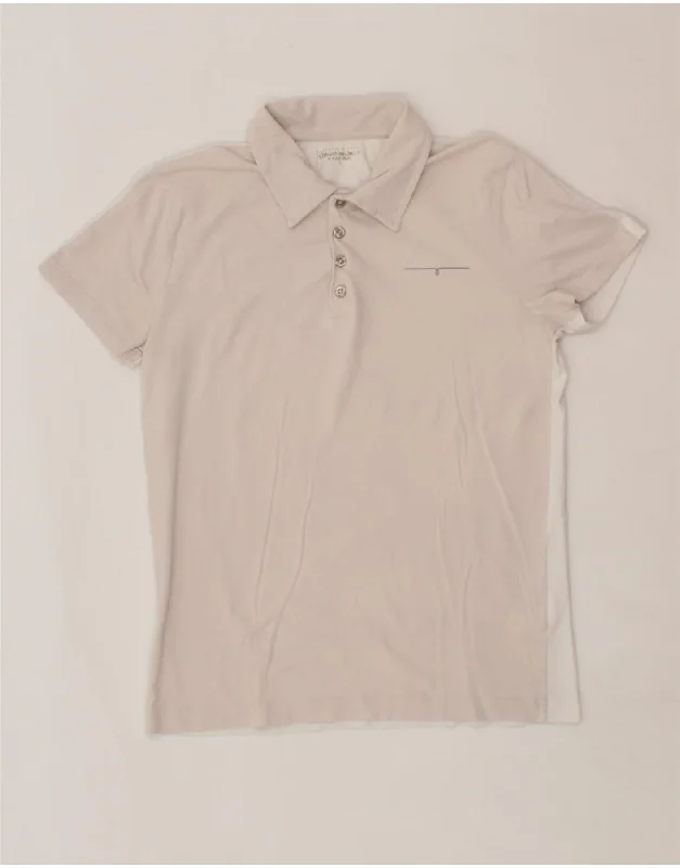 CALVIN KLEIN JEANS Womens Polo Shirt UK 14 Large Pink Cotton Casual Oversized Short Shirt CALVIN KLEIN JEANS Womens Polo Shirt UK 14 Large Pink Cotton Casual Oversized Short Shirt