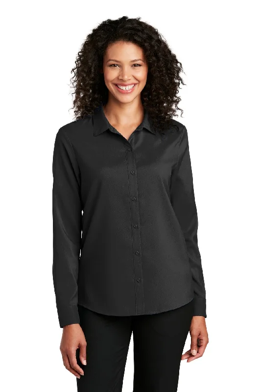 Port Authority Ladies Long Sleeve Performance Staff Shirt LW401 Soft Cotton Short Shirt Port Authority Ladies Long Sleeve Performance Staff Shirt LW401 Soft Cotton Short Shirt