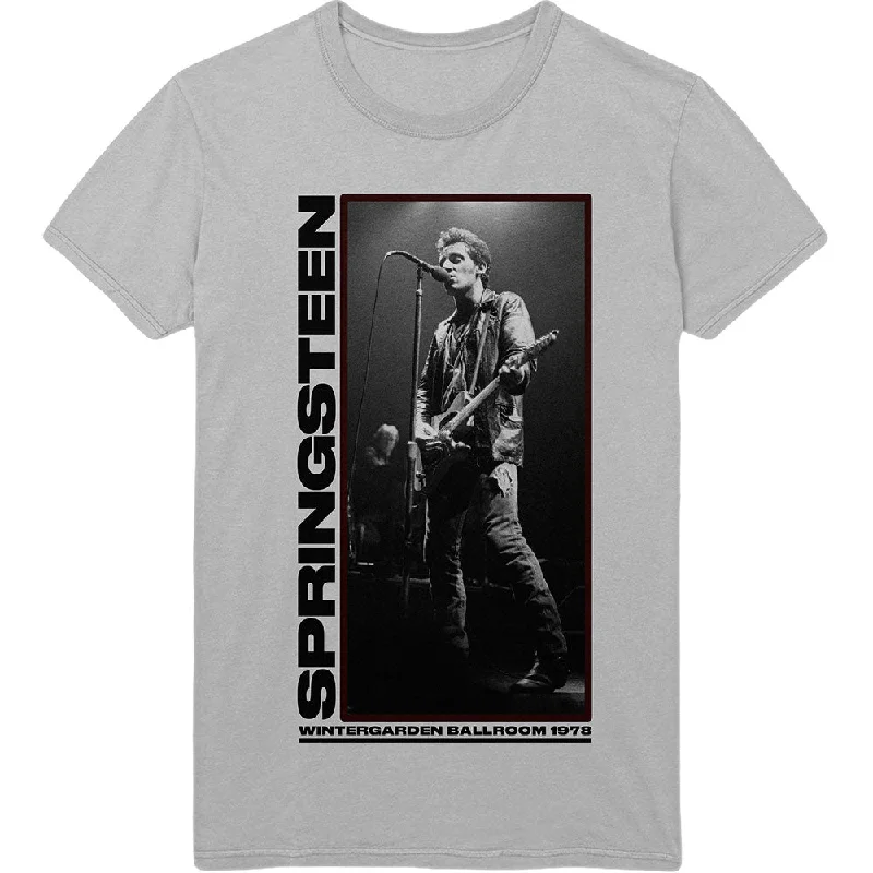 Bruce Springsteen | Official Band T-Shirt | Wintergarden Photo Oversized T-Shirt Spandex breathable Bruce Springsteen | Official Band T-Shirt | Wintergarden Photo Oversized T-Shirt Spandex breathable