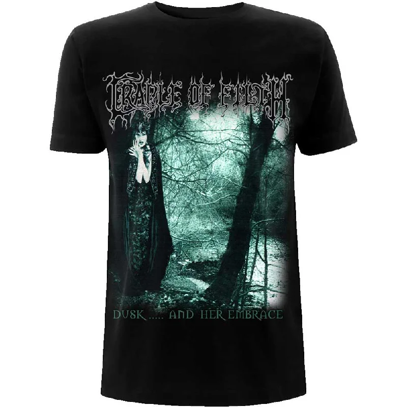 Cradle Of Filth | Official Band T-Shirt | Dusk & Her Embrace Print Jacquard Patchwork Cradle Of Filth | Official Band T-Shirt | Dusk & Her Embrace Print Jacquard Patchwork