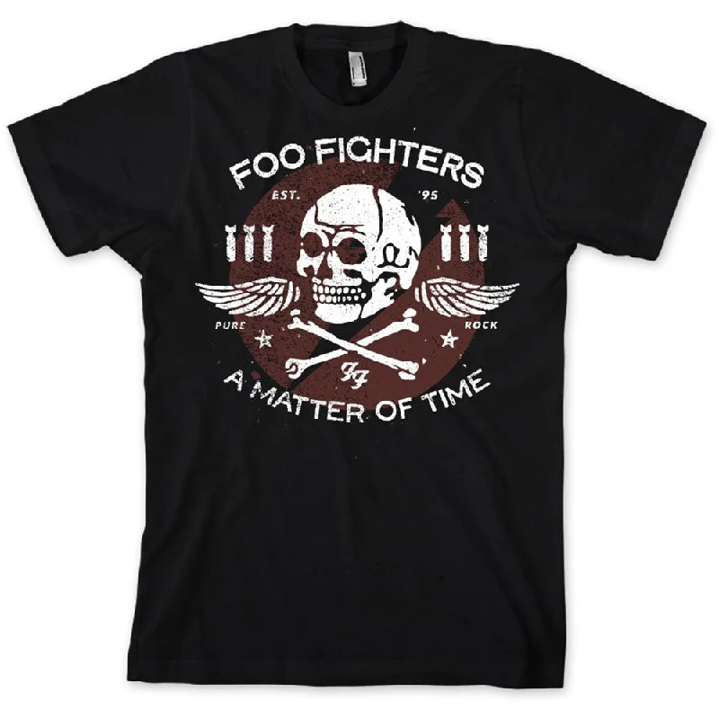 Foo Fighters | Official Band T-Shirt | Matter of Time Collared Crew Neck Turtle Neck Foo Fighters | Official Band T-Shirt | Matter of Time Collared Crew Neck Turtle Neck