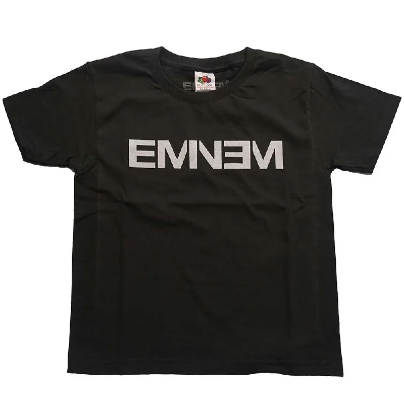 Eminem Kids T-Shirt: Logo Knit Fabric Woven Fabric Fleece Fabric