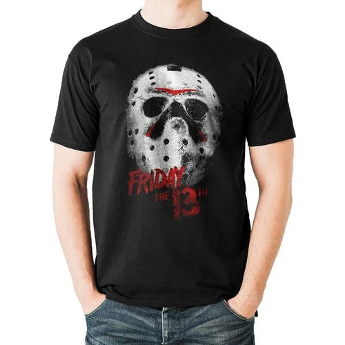 Friday The 13th Jason Mask Unisex T-Shirt Adult Terry Blend Velvet Blend Canvas Blend Friday The 13th Jason Mask Unisex T-Shirt Adult Terry Blend Velvet Blend Canvas Blend