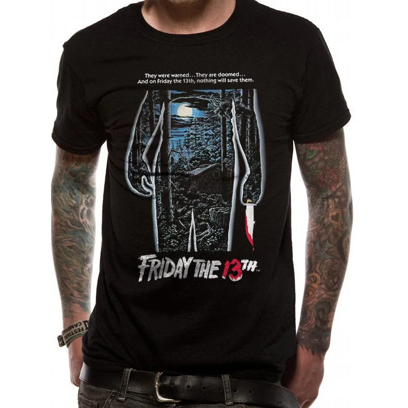 Friday The 13th Movie Sheet Unisex T-Shirt Adult Front Pockets Side Pockets Patch Pockets Friday The 13th Movie Sheet Unisex T-Shirt Adult Front Pockets Side Pockets Patch Pockets