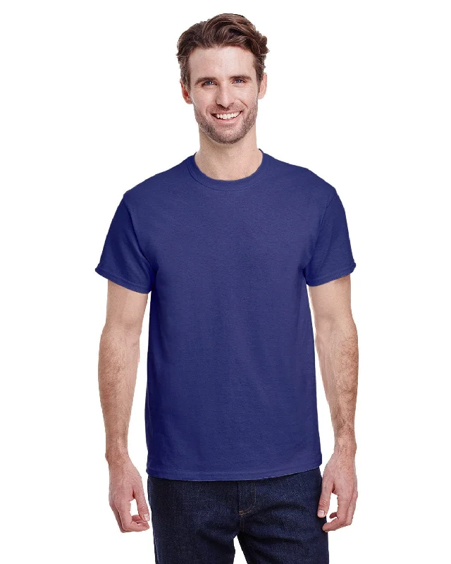 Gildan Heavy Cotton T-Shirt | Cobalt Terry Blend Velvet Blend Canvas Blend