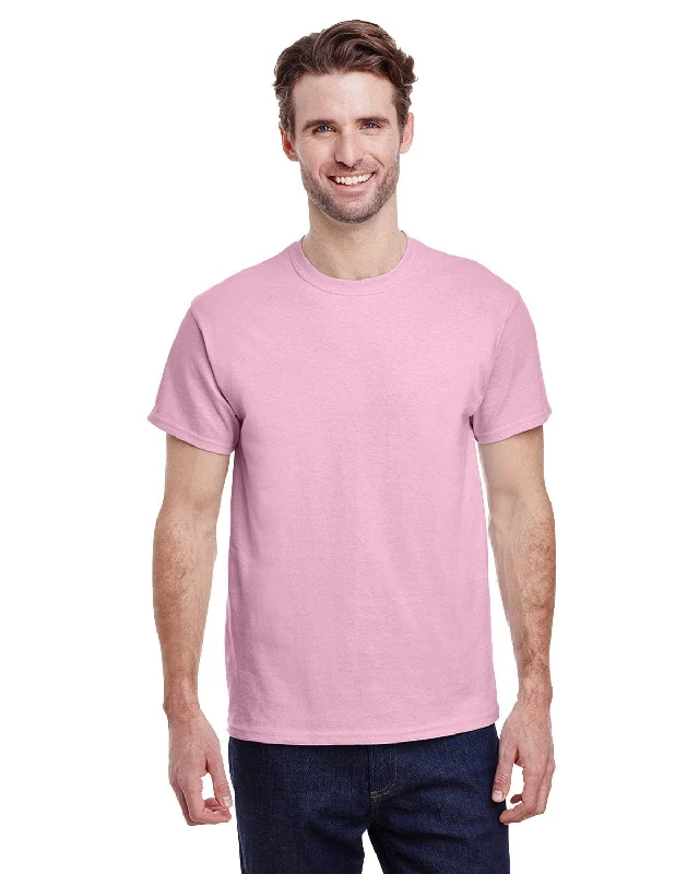 Gildan Ultra Cotton Heavyweight T-Shirt | Light Pink Cotton Fabric Linen Fabric Terry Fabric