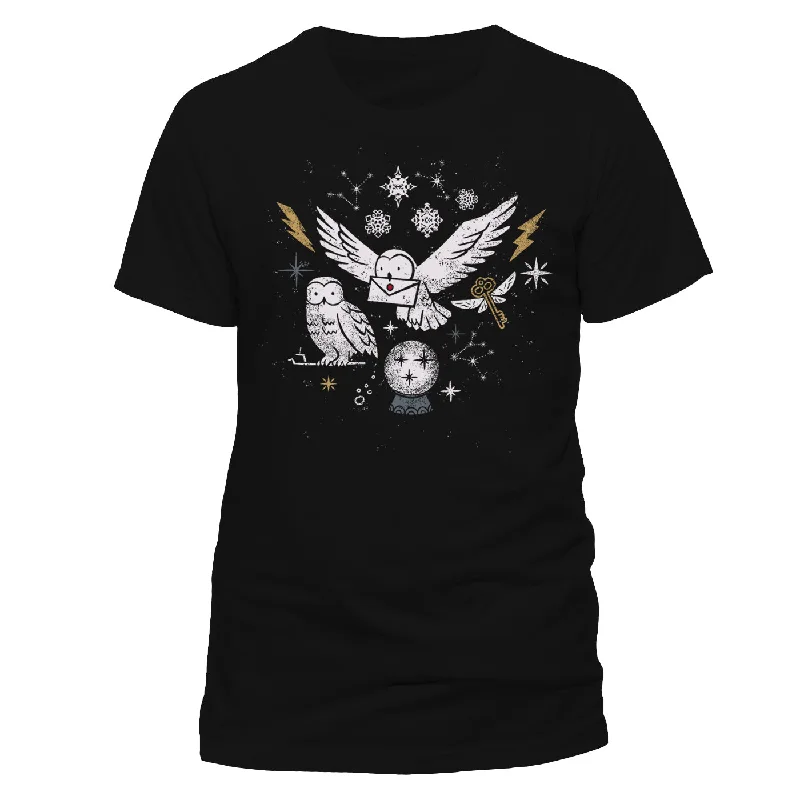 Harry Potter Hedwig Magical Xmas Unisex T-Shirt Adult Nylon Fabric Polyester Fabric Spandex Fabric Harry Potter Hedwig Magical Xmas Unisex T-Shirt Adult Nylon Fabric Polyester Fabric Spandex Fabric