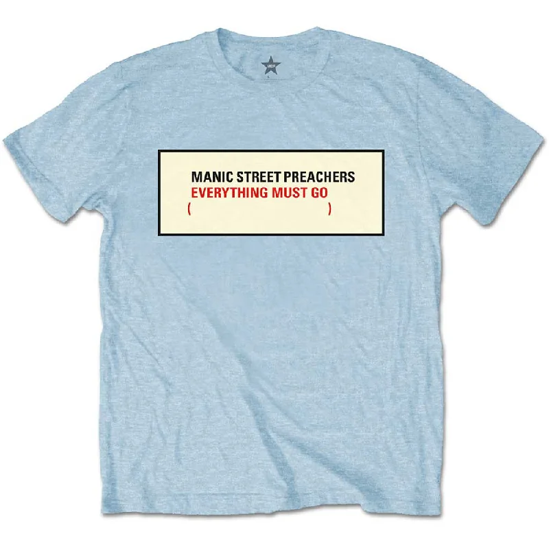Manic Street Preachers | Official Band T-Shirt | Everything Must Go Casual Formal Business Manic Street Preachers | Official Band T-Shirt | Everything Must Go Casual Formal Business