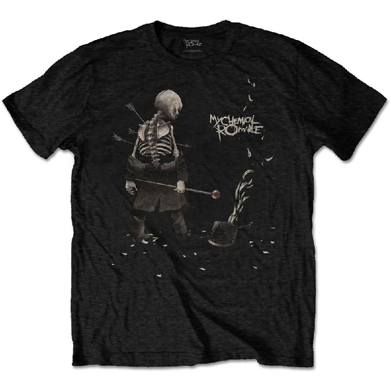 My Chemical Romance | Official Band T-Shirt | Shredded Basic T-Shirt Crew Neck Short Sleeve My Chemical Romance | Official Band T-Shirt | Shredded Basic T-Shirt Crew Neck Short Sleeve