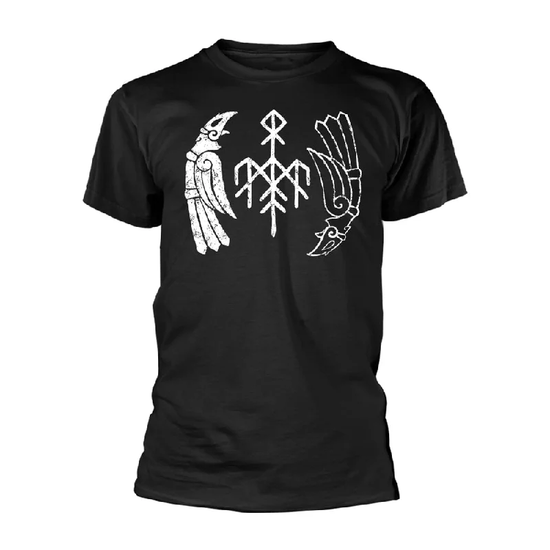Wardruna | Official Band T-Shirt | Kvitrvan Denim Fabric Leather Fabric Suede Fabric Wardruna | Official Band T-Shirt | Kvitrvan Denim Fabric Leather Fabric Suede Fabric