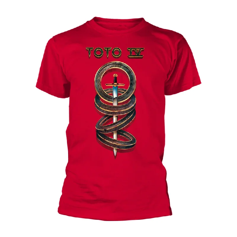 Toto | Official Band T-Shirt | Toto IV Ribbed T-Shirt High Neck Heavyweight