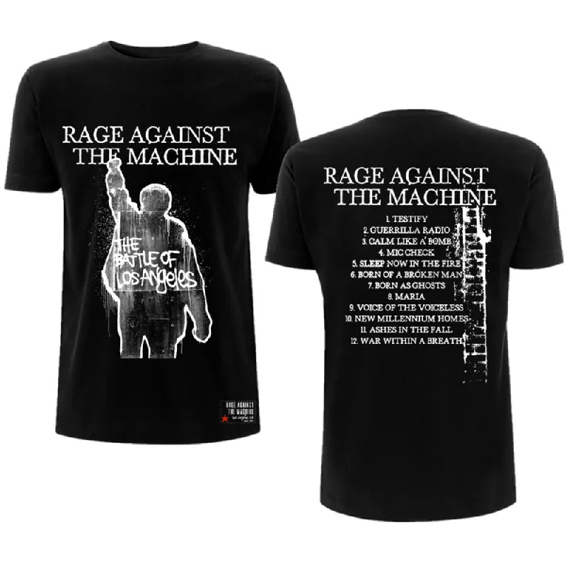 Rage Against The Machine | Official Band T-Shirt | BOLA Album Cover (Back Print) Satin Blend Silk Blend Wool Blend Rage Against The Machine | Official Band T-Shirt | BOLA Album Cover (Back Print) Satin Blend Silk Blend Wool Blend