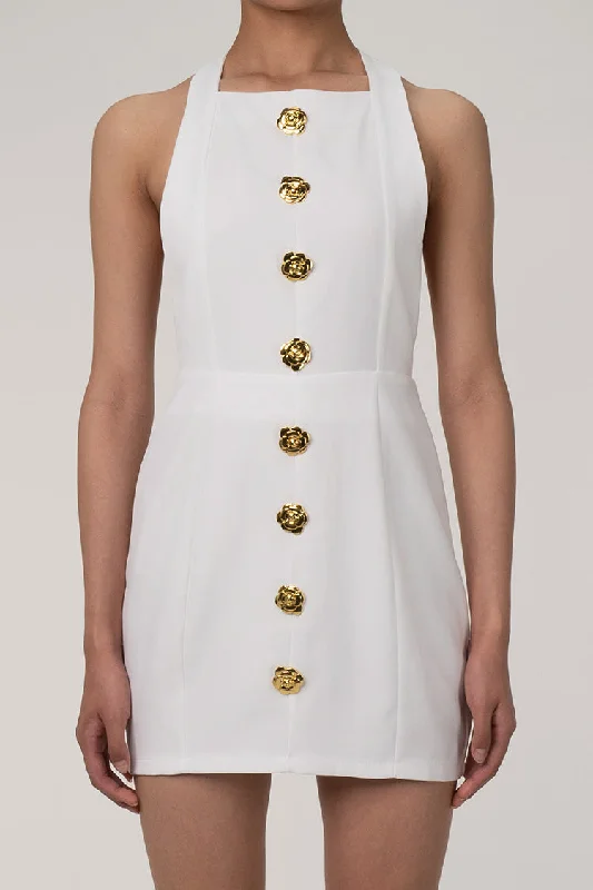 Sexy Metallic Rose Button T Back Sleeveless Twill Sheath Party Mini Dress Elegant Lace Mini Dress Sexy Metallic Rose Button T Back Sleeveless Twill Sheath Party Mini Dress Elegant Lace Mini Dress