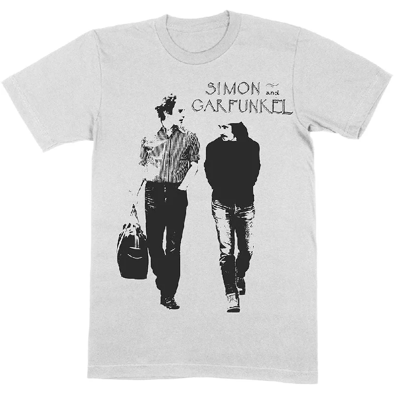 Simon & Garfunkel | Official Band T-Shirt | Walking Terry Blend Velvet Blend Canvas Blend Simon & Garfunkel | Official Band T-Shirt | Walking Terry Blend Velvet Blend Canvas Blend