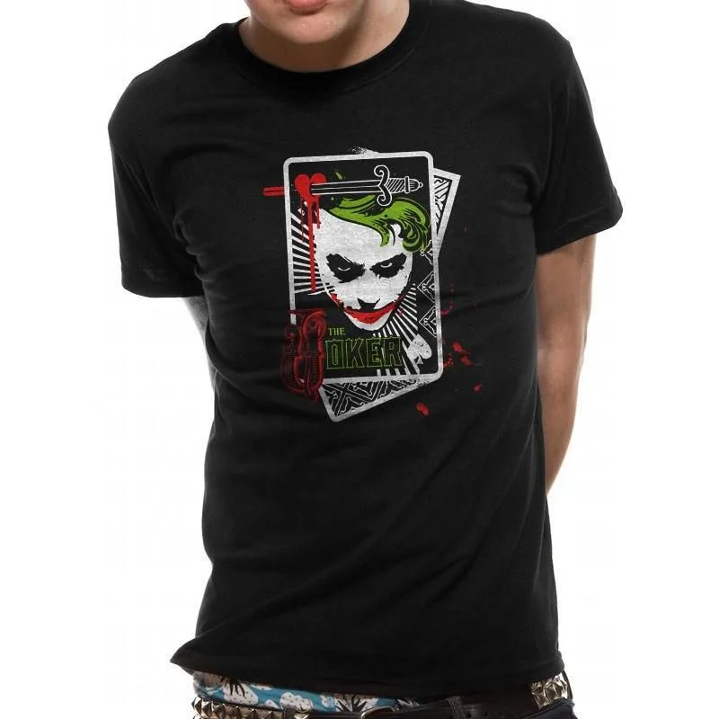 The Dark Knight Joker Card Unisex T-shirt Batman DC Adult Houndstooth Herringbone Solid The Dark Knight Joker Card Unisex T-shirt Batman DC Adult Houndstooth Herringbone Solid