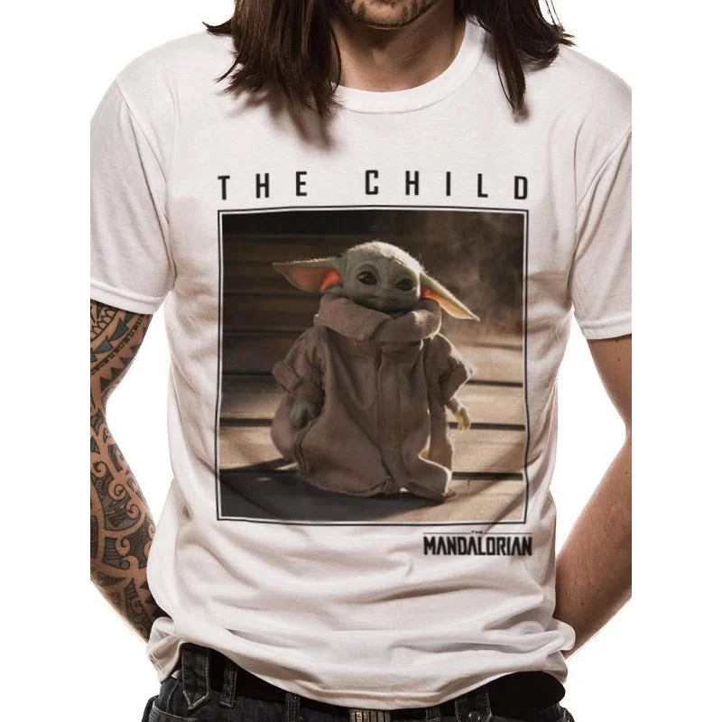 The Mandalorian Child Square Photo T-Shirt Adult Fleece Fabric Down Fabric Feather Fabric The Mandalorian Child Square Photo T-Shirt Adult Fleece Fabric Down Fabric Feather Fabric