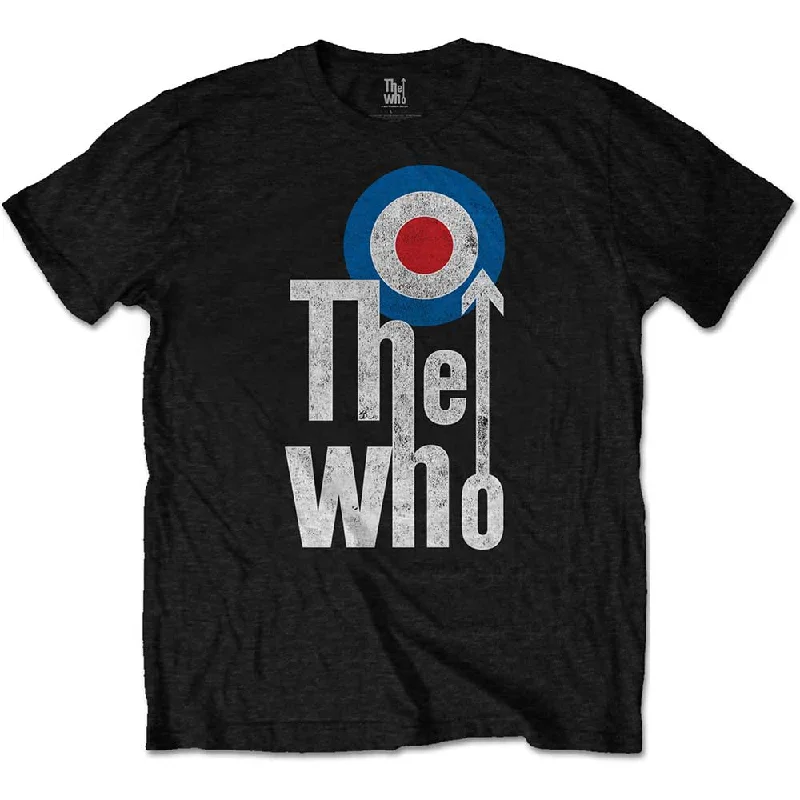 The Who | Official Band T-shirt | Elevated Target Wool Fabric Cashmere Fabric Tweed Fabric