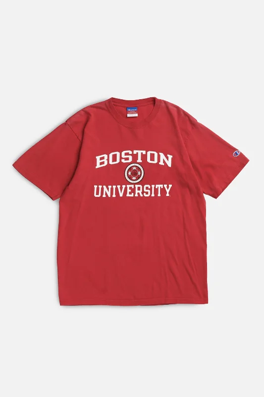 Vintage Boston University Tee - L Modern Contemporary Chic