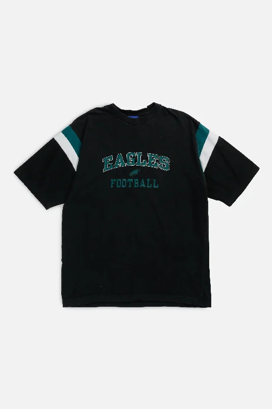 Vintage Philadelphia Eagles NFL Tee - M Front Pockets Side Pockets Patch Pockets