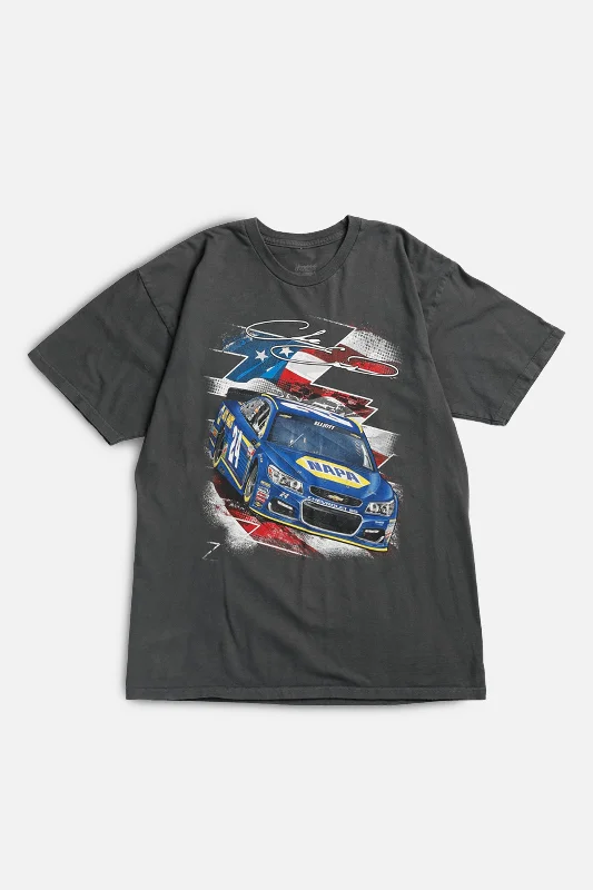 Vintage Racing Tee - M Print Jacquard Patchwork