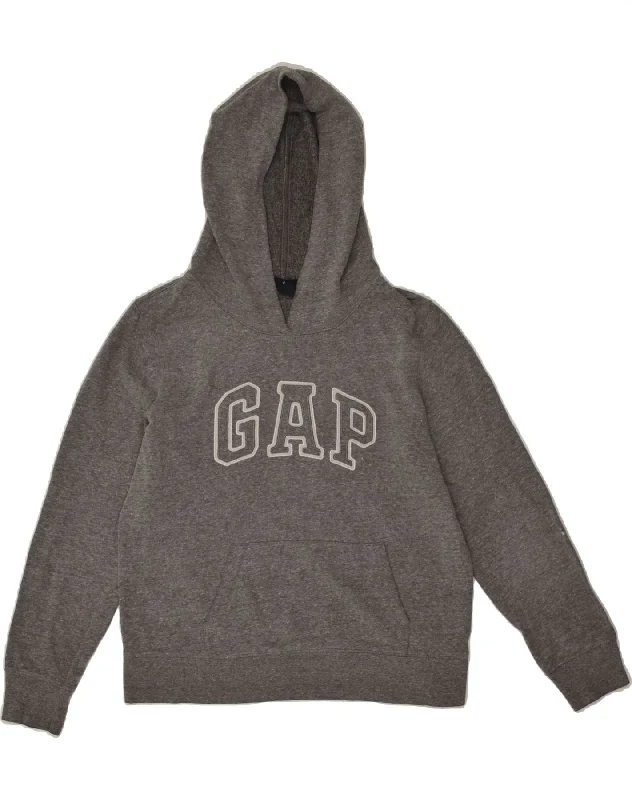 GAP Womens Graphic Hoodie Jumper UK 14 Medium Grey Cotton Hoodie Sweatshirt Pullover GAP Womens Graphic Hoodie Jumper UK 14 Medium Grey Cotton Hoodie Sweatshirt Pullover
