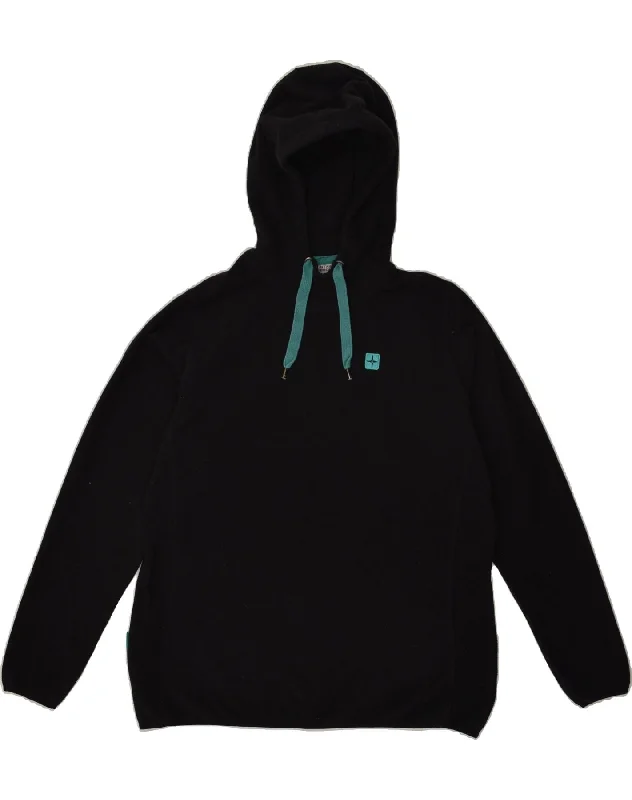 MOUNTAIN WAREHOUSE Womens Hooded Fleece Jumper UK 18 XL Black Polyester Hoodie with Ribbed Cuffs Snug Fit Comfort MOUNTAIN WAREHOUSE Womens Hooded Fleece Jumper UK 18 XL Black Polyester Hoodie with Ribbed Cuffs Snug Fit Comfort