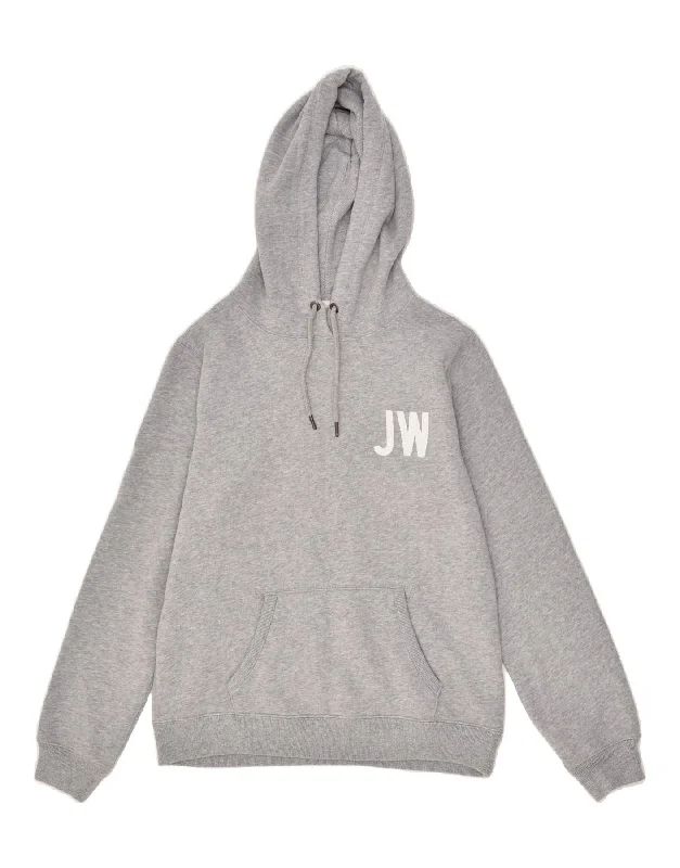 JACK WILLS Womens Graphic Hoodie Jumper UK 14 Large Grey Cotton Hoodie with Hem Fringe Bohemian Relaxed JACK WILLS Womens Graphic Hoodie Jumper UK 14 Large Grey Cotton Hoodie with Hem Fringe Bohemian Relaxed