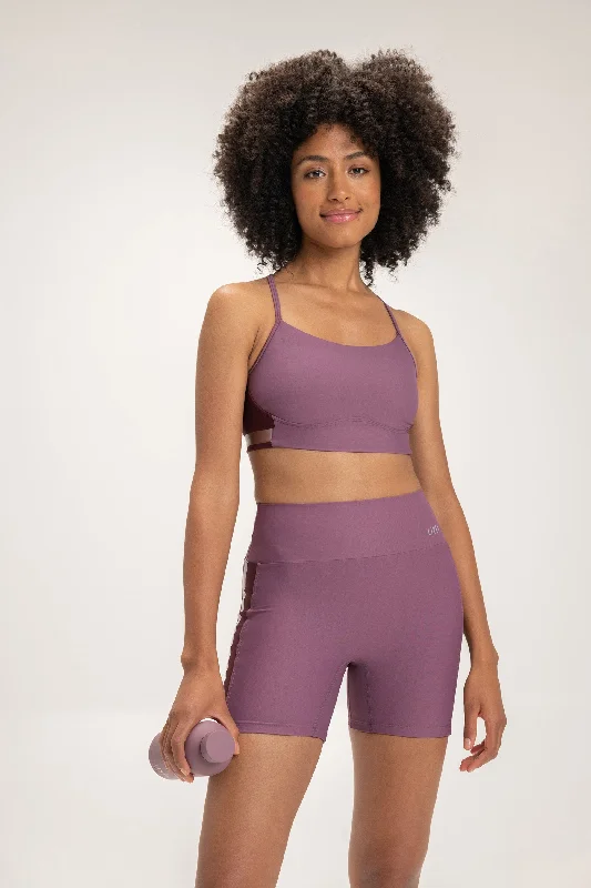 Side Stripe Sports Bra Soft Stretch Bra