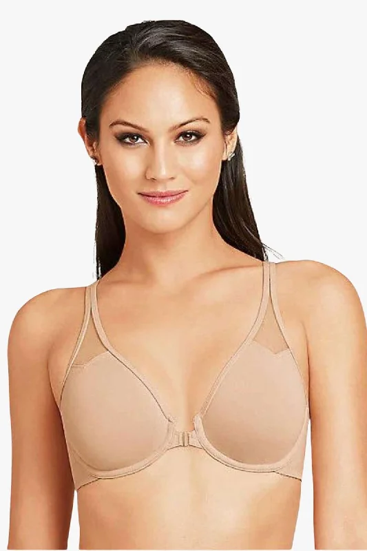 Racerback Front Closure Bra Chic Satin Bra