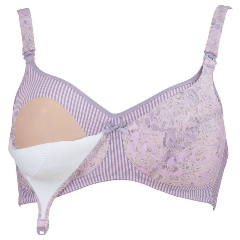 Anita Purple Ash Soft Cup Padded Nursing Bra 5038 Minimalist Wireless Bra