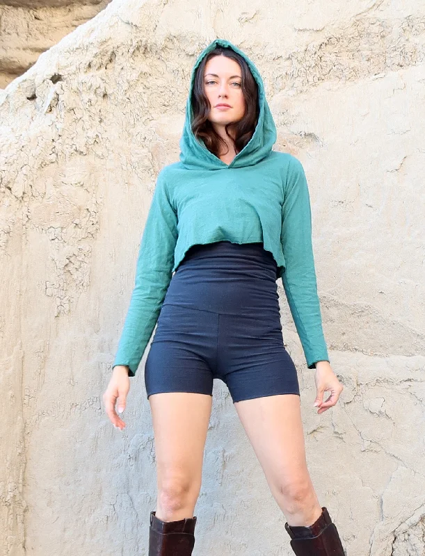 Beach Bum Hoodie Ojai Bralette Hoodie with Gradient Ombre Colorful