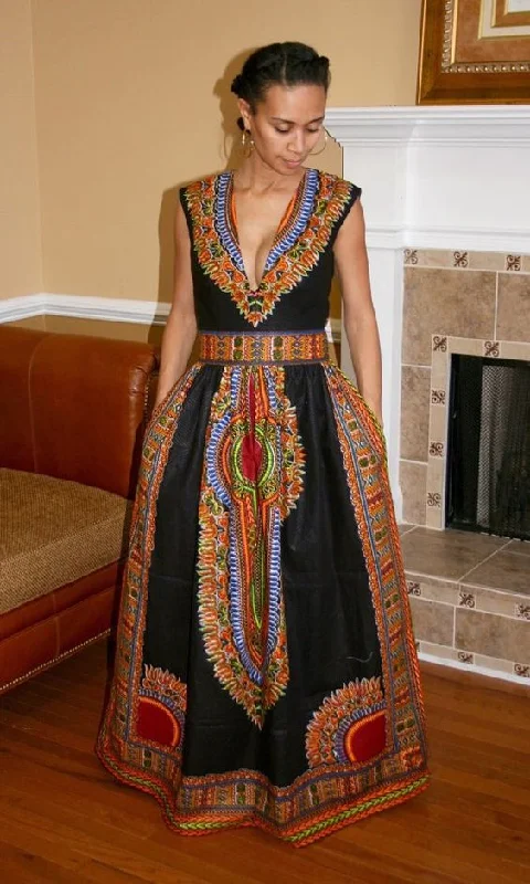 Dashiki Africa Clothing for Women. Dashiki Long Dress. Women's Clothing. Maxi Dress. Ankara. Kitenge Classic V-Neck Maxi Dress Dashiki Africa Clothing for Women. Dashiki Long Dress. Women's Clothing. Maxi Dress. Ankara. Kitenge Classic V-Neck Maxi Dress