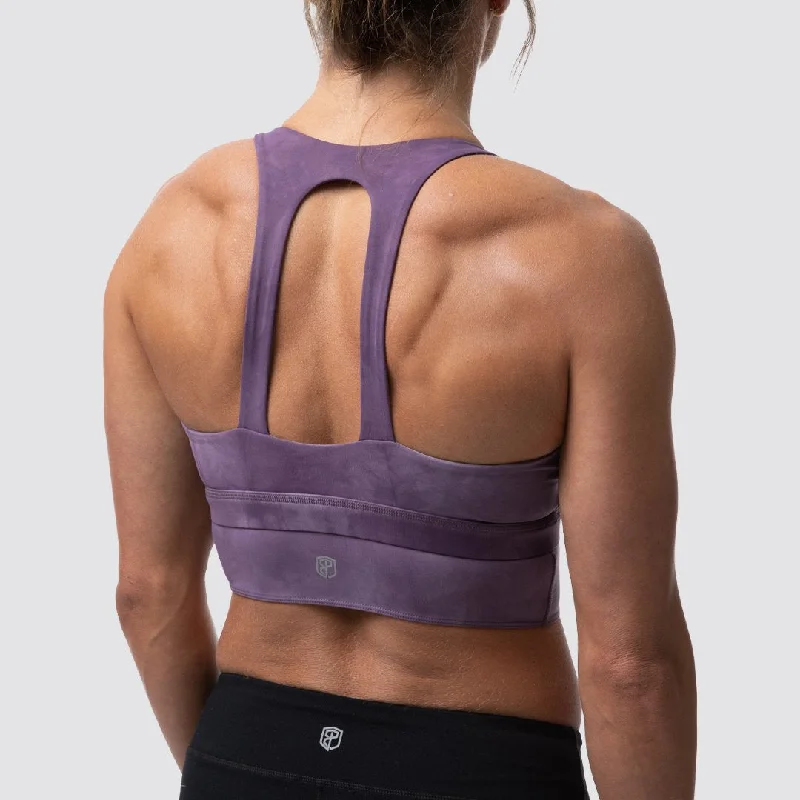 Eccentric Sports Bra (Amethyst) Light Seamless Bra