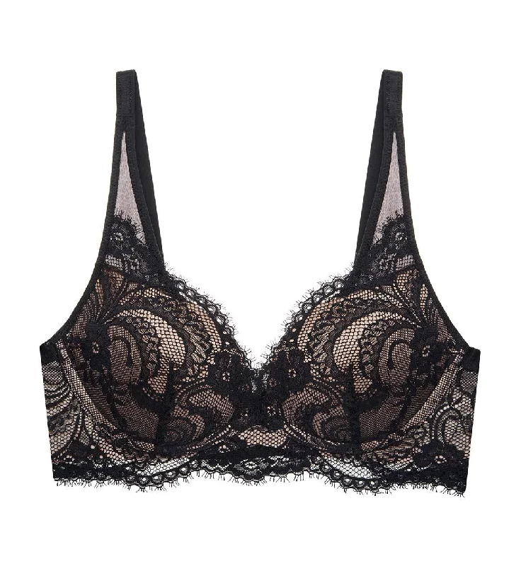 LOVE LACE NON-WIRED PUSH UP BRA Contour Bra Style