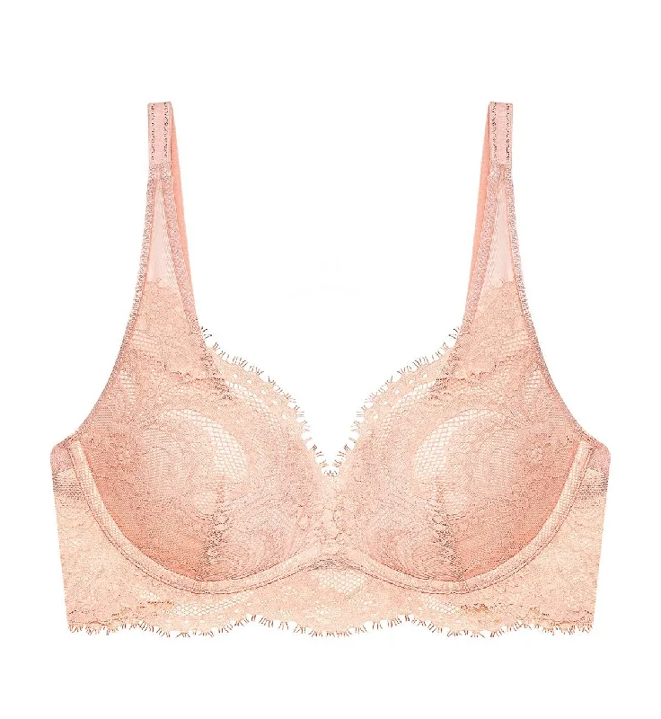 LOVE LACE NON-WIRED PUSH UP BRA Comfortable Active Bra