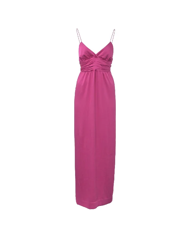 Elegant Long Backless Maxi Dress in Luxurious Polyester Comfortable Plunging Neckline Maxi Dress Elegant Long Backless Maxi Dress in Luxurious Polyester Comfortable Plunging Neckline Maxi Dress