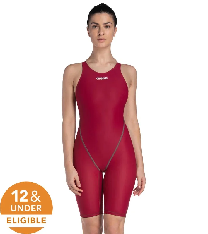 Arena Women's Powerskin ST Next Open Back Tech Suit Swimsuit Deep Red Soft Beachwear Set Arena Women's Powerskin ST Next Open Back Tech Suit Swimsuit Deep Red Soft Beachwear Set